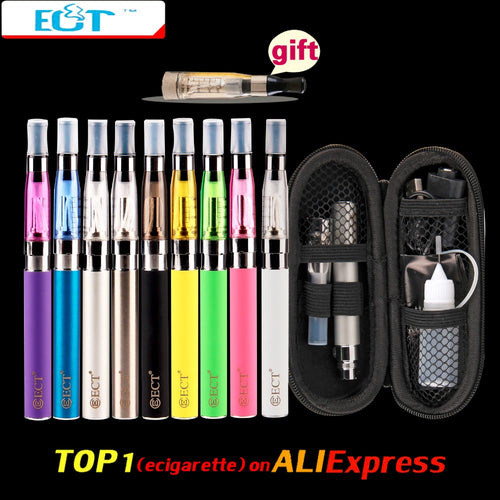 ECT eGo CE4  e Cigarette Zipper Case eGo Kit 650mah 900mah 1100mah 1300mAh ego t Battery CE4 Atomizer 1.6ml Electronic Cigarette